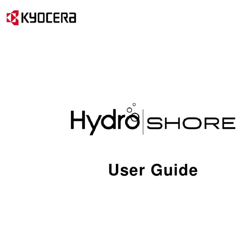 Kyocera Hydro Shore User manual