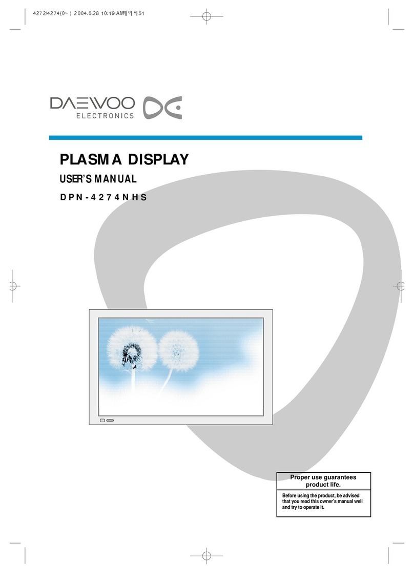 DAEWOO ELECTRONICS DPN-4274NHS User manual