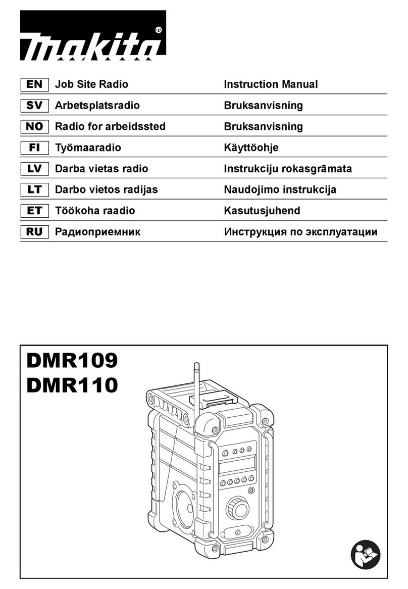 Makita DMR109 instruction manual