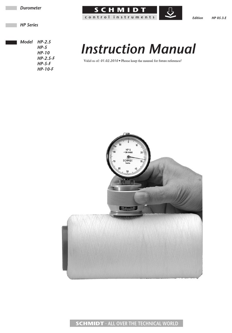 Schmidt HP Series User manual