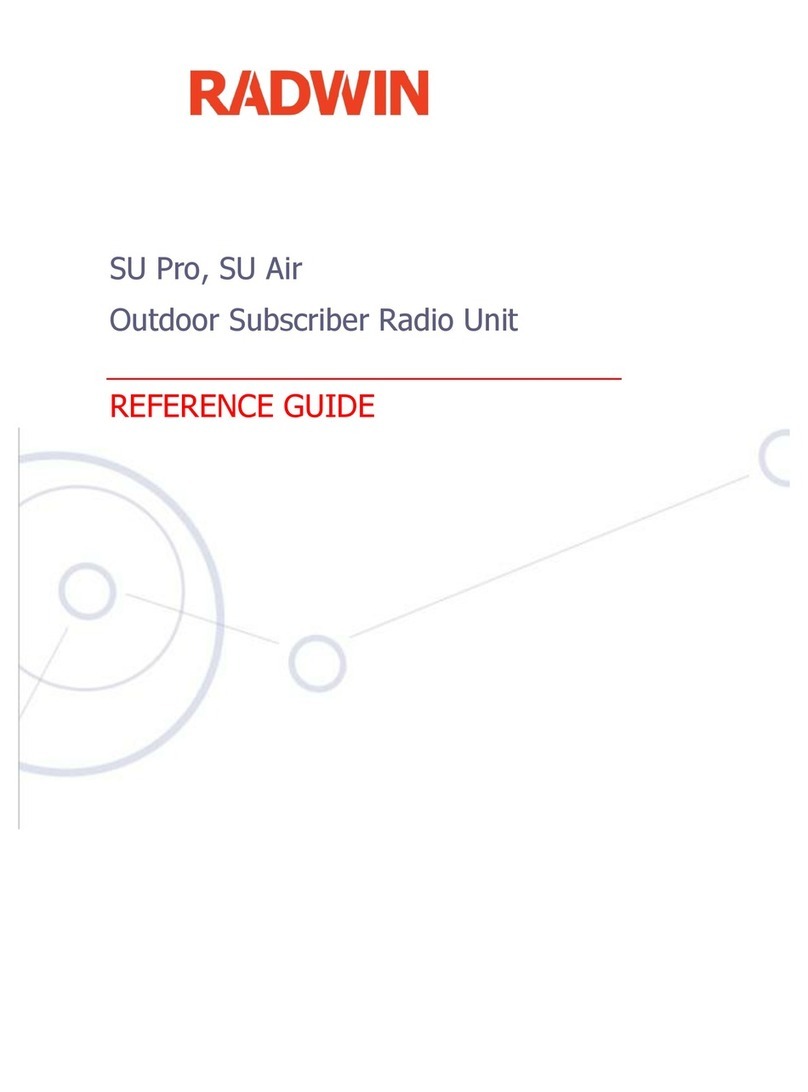 Radwin SU Pro reference guide