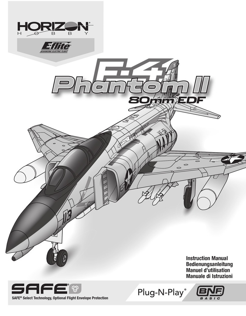 Horizon Hobby F-4 Phantom 80mm EDF instruction manual