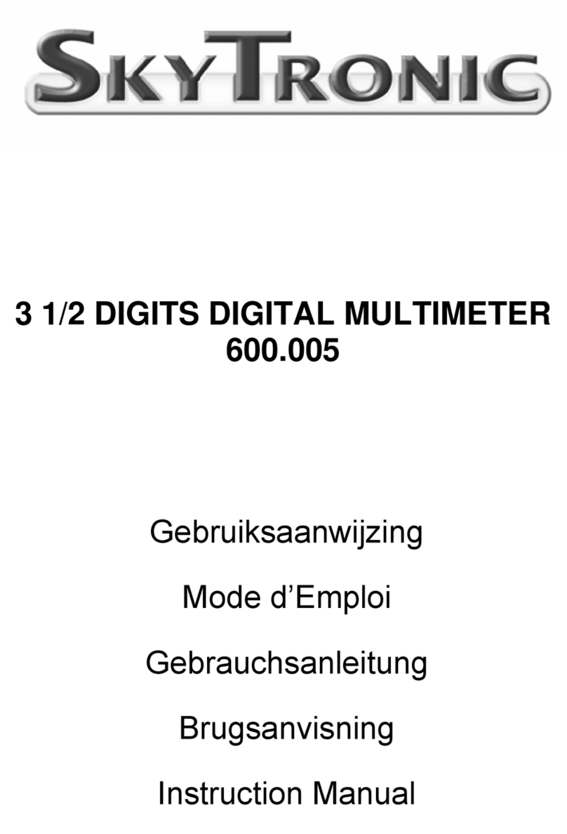 SKYTRONIC 600.005 User manual