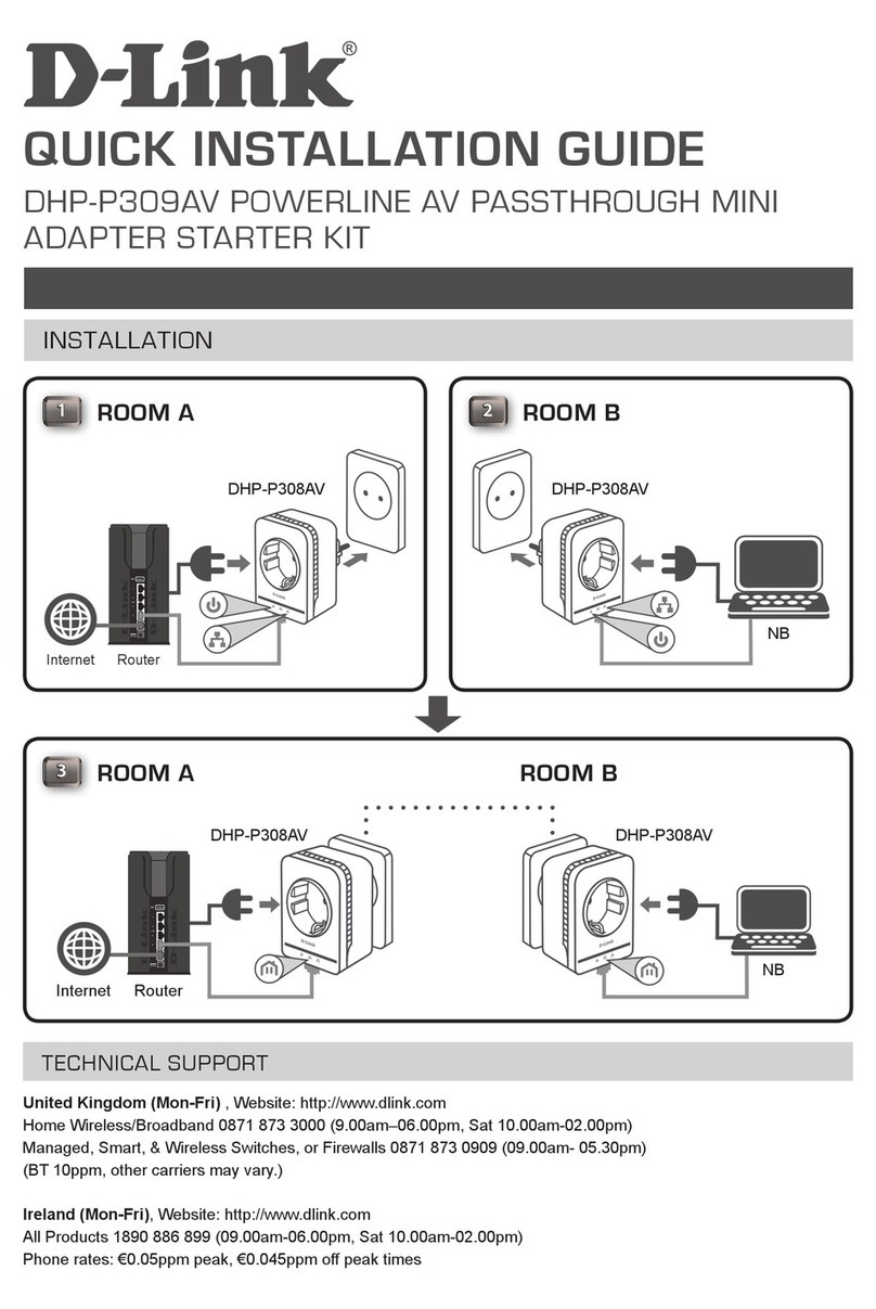 D-Link DHP?P309AV User manual