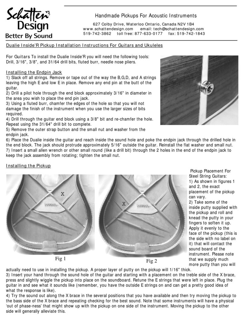 Schatten Design Dualie Inside’R User manual
