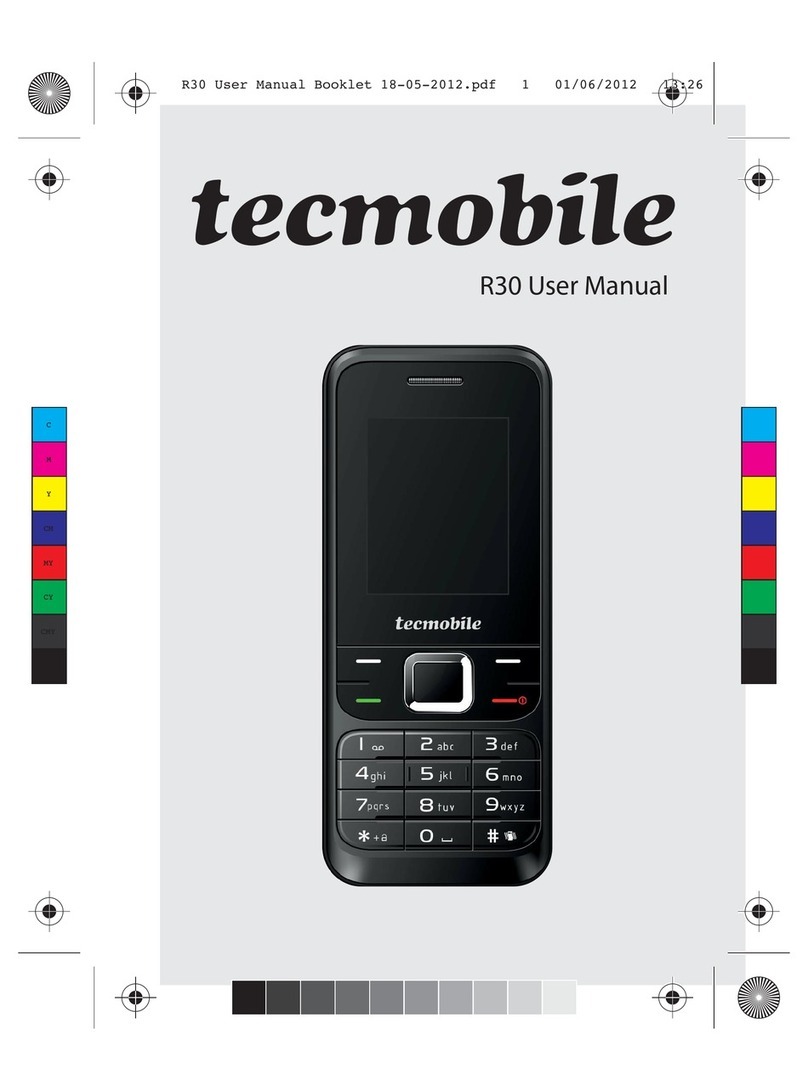Tecmobile R30 User manual Tecmobile R30 User manual