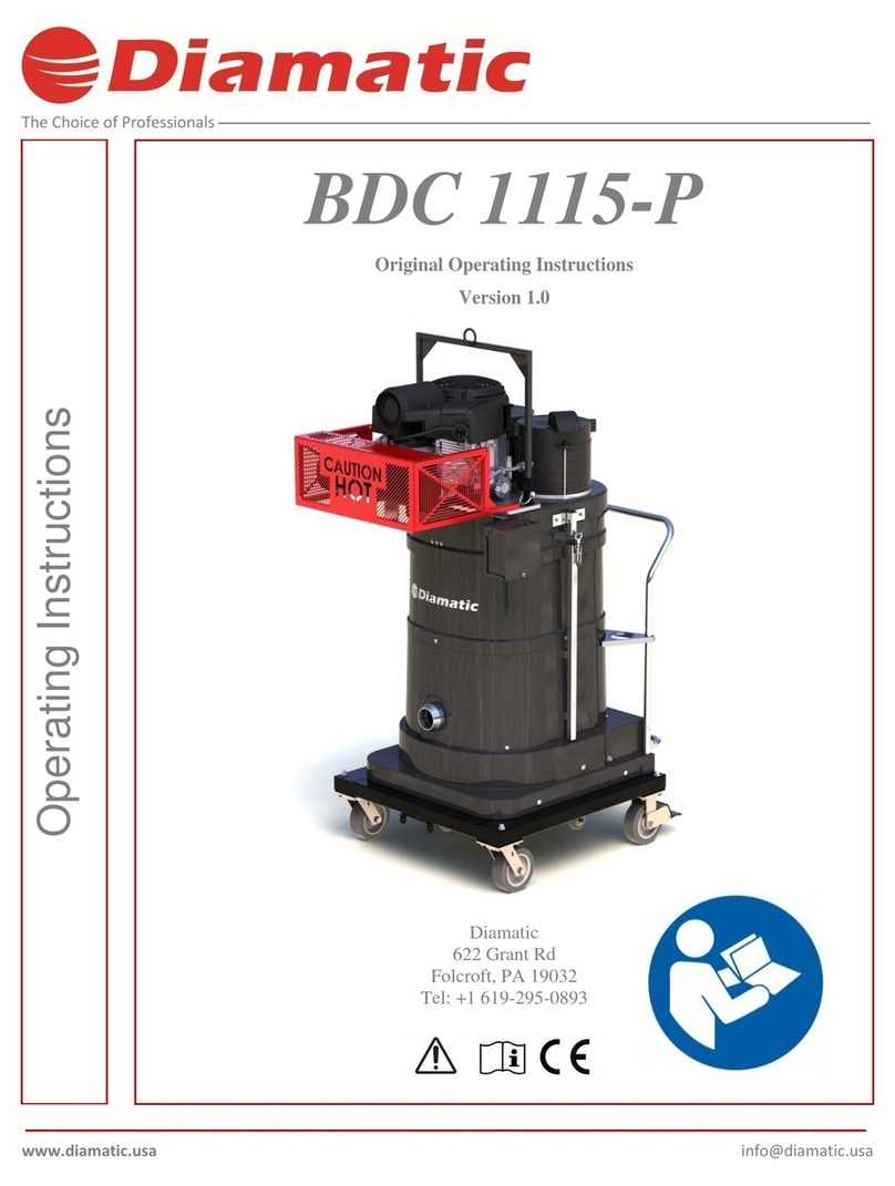 Diamatic BDC 1115-P operating instructions