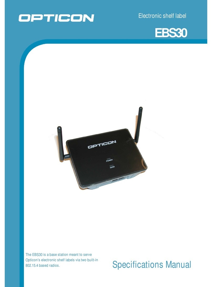 Opticon EBS-30 Specification manual