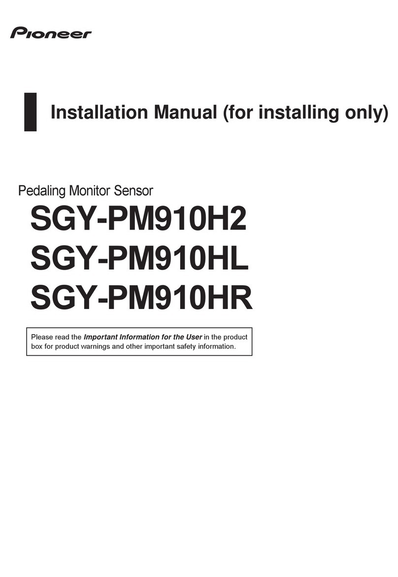 Pioneer SGY-PM910H2 User manual
