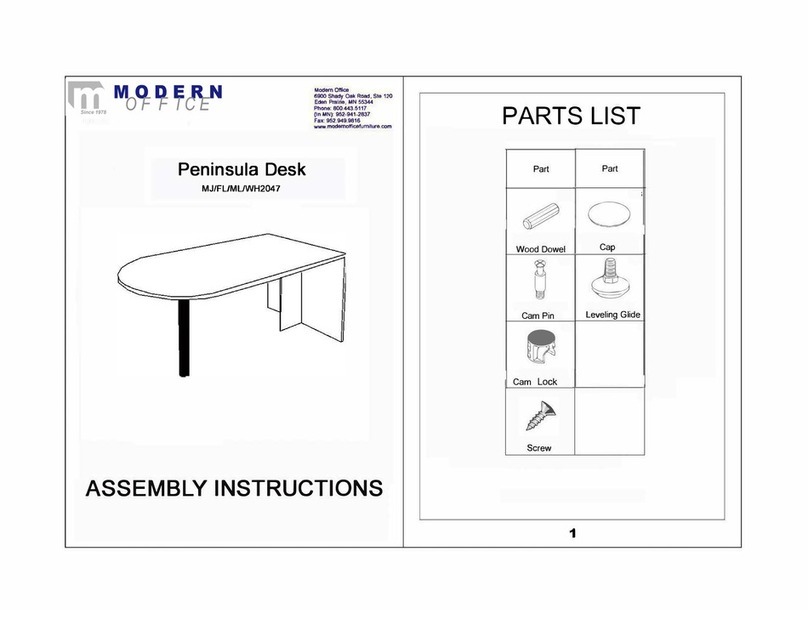 Modern Office MJ Assembly instructions