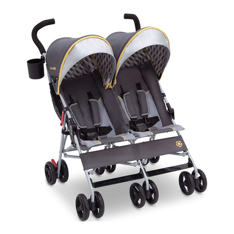 Delta Children Jeep Scout Double Stroller User manual