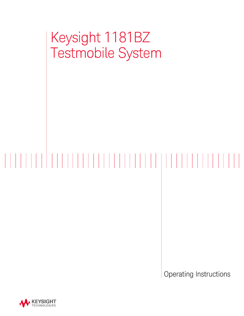 Keysight Technologies 1181BZ User manual