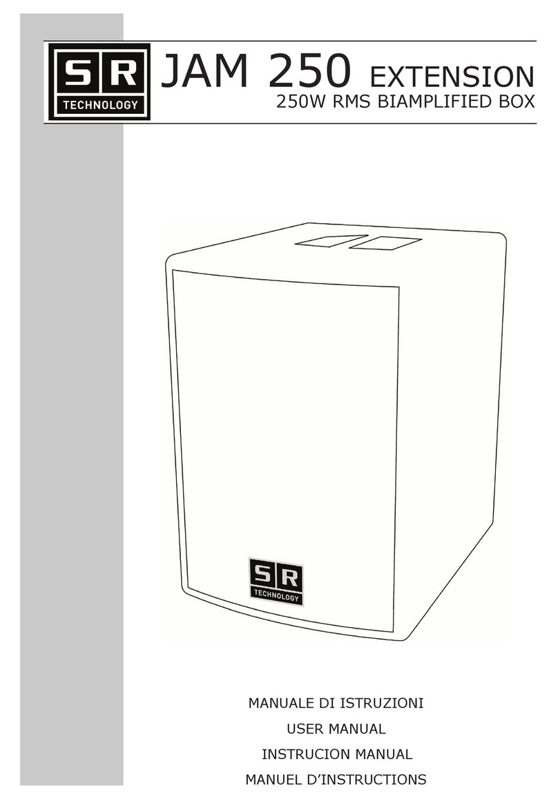 SR Technology JAM 250 user manual