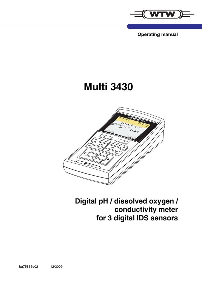 wtw Multi 3430 User manual
