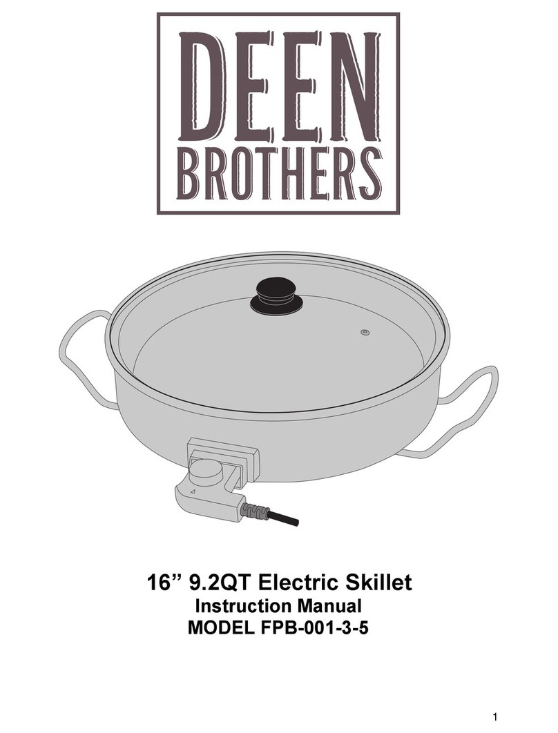 Deen brothers FPB-001-3-5 instruction manual