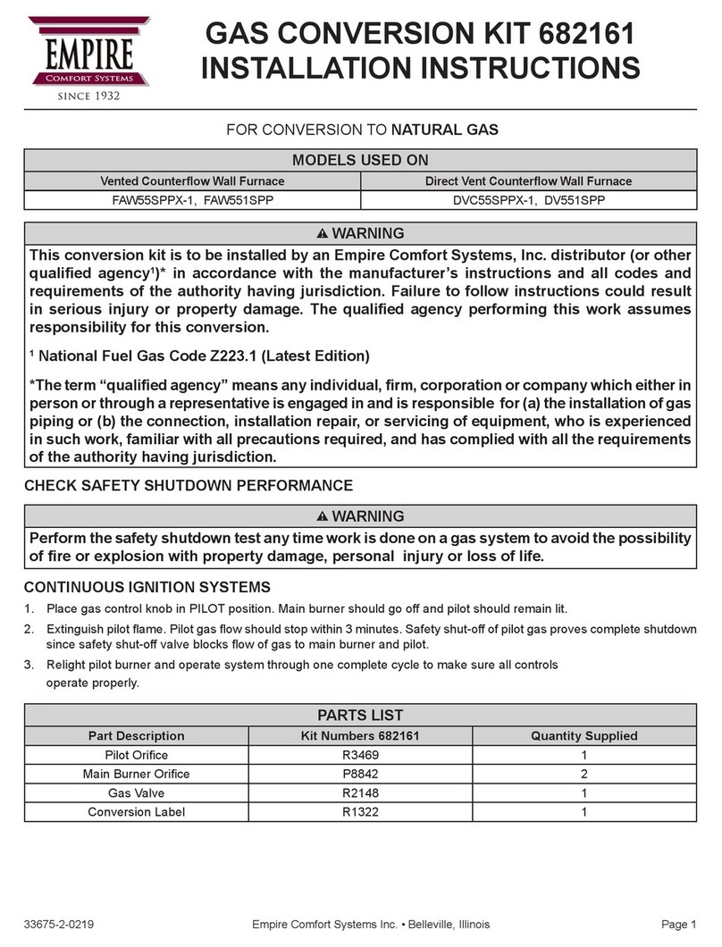 Empire 682161 installation instructions