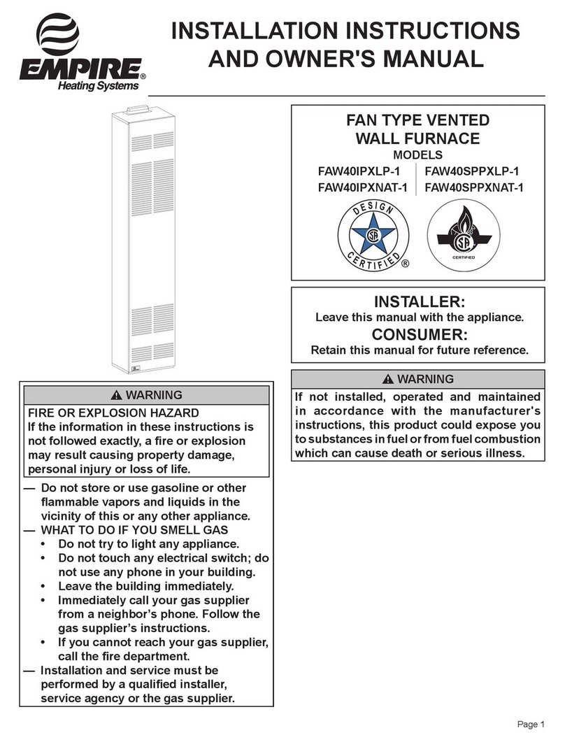 Empire FAW40IPXLP-1 Quick start guide