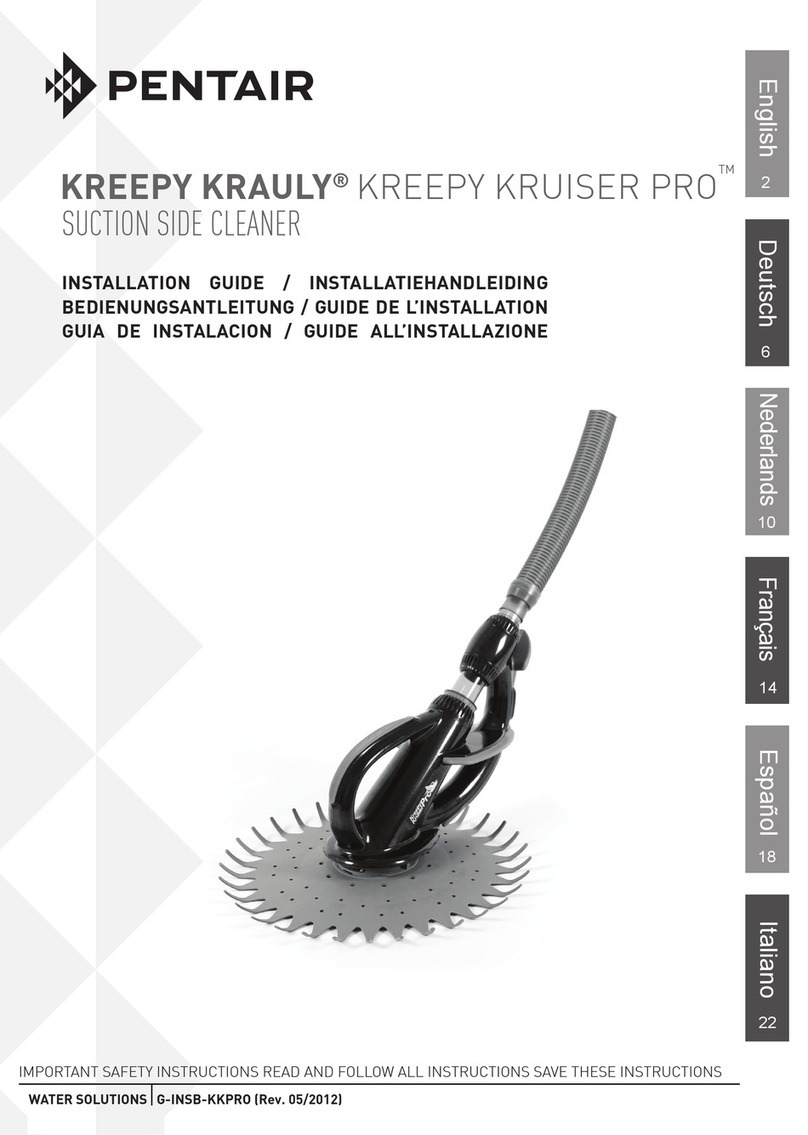 Pentair KREEPY KRAULY Kruiser PRO installation guide