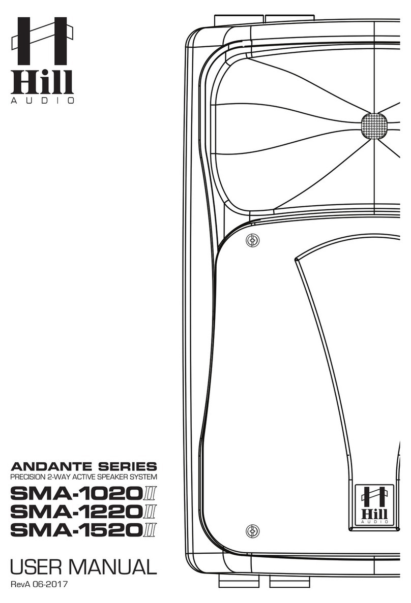 Hill Audio Andante V2 series user manual