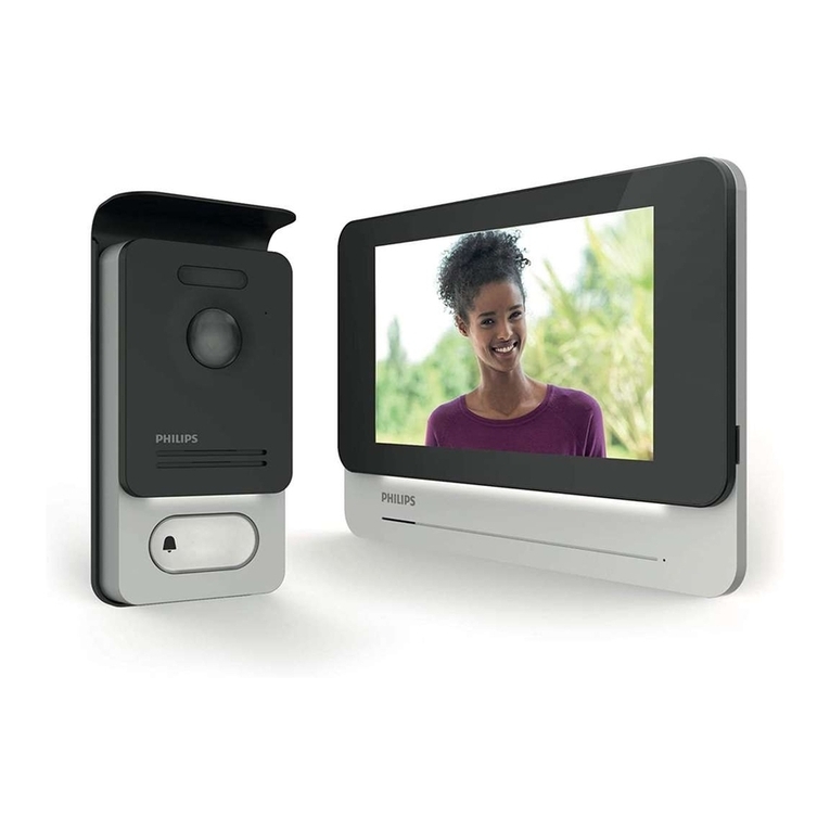 Philips WelcomeEye Touch DES9700VDP - 531001 User manual Philips WelcomeEye Touch DES9700VDP - 531001 User manual