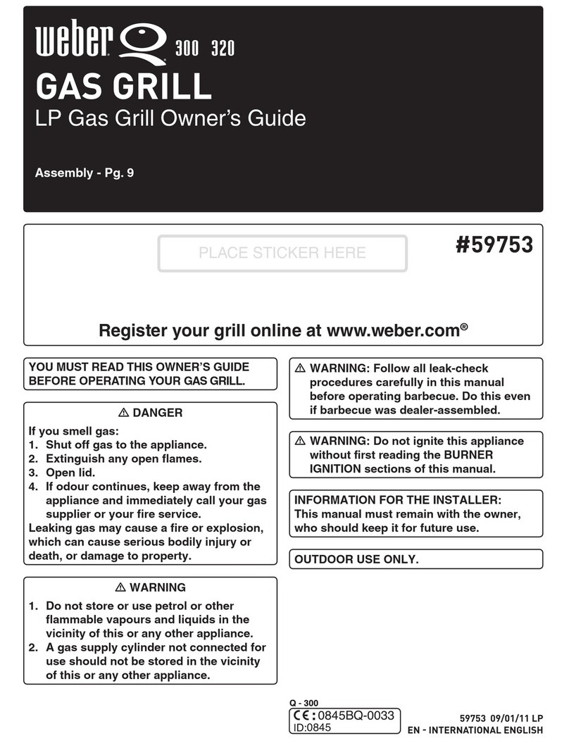 Weber GENESIS 320 User manual