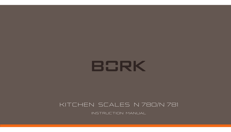 BORK N 780 instruction manual