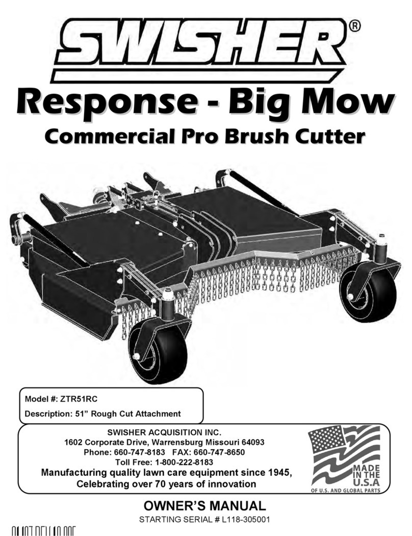 Swisher ZTR51RC owner's manual
