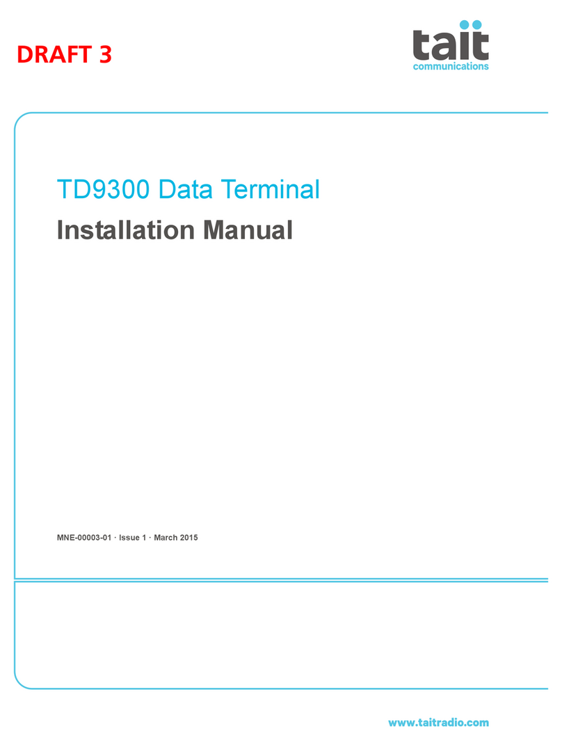 Tait TD9300 installation manual