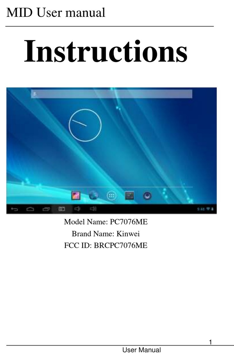 Kinwei PC7076ME user manual