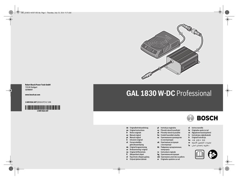 Bosch GAL 1830 W-DC Professional User manual