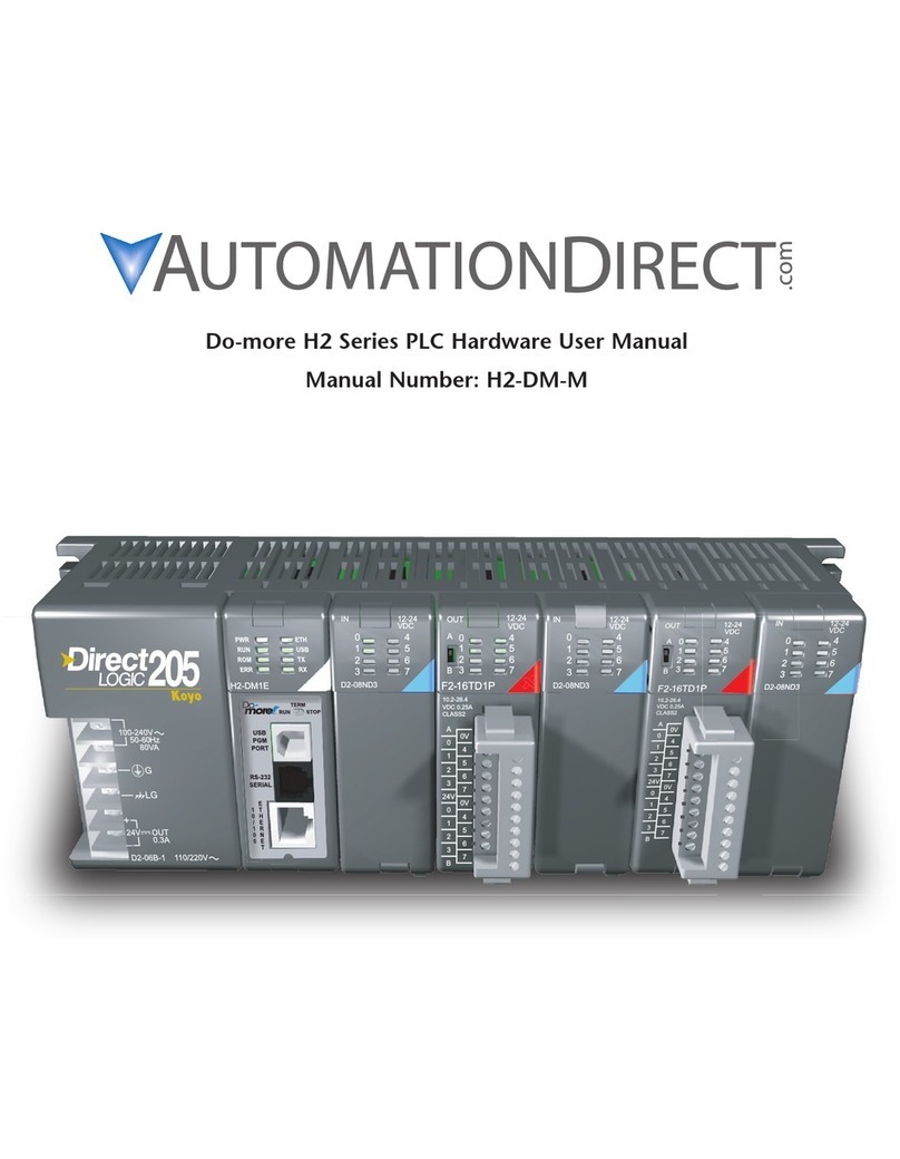 AutomationDirect Do-more H2 PLC Series Hardware user manual
