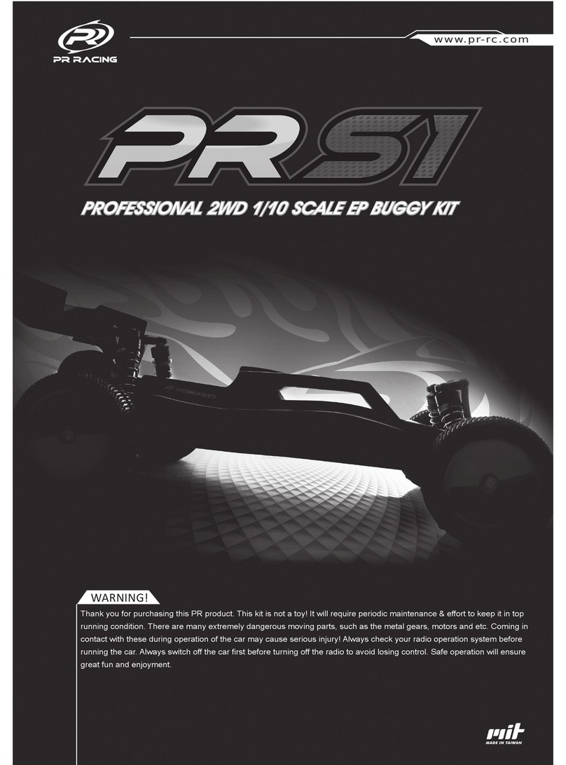 PR RACING PRS1 User manual