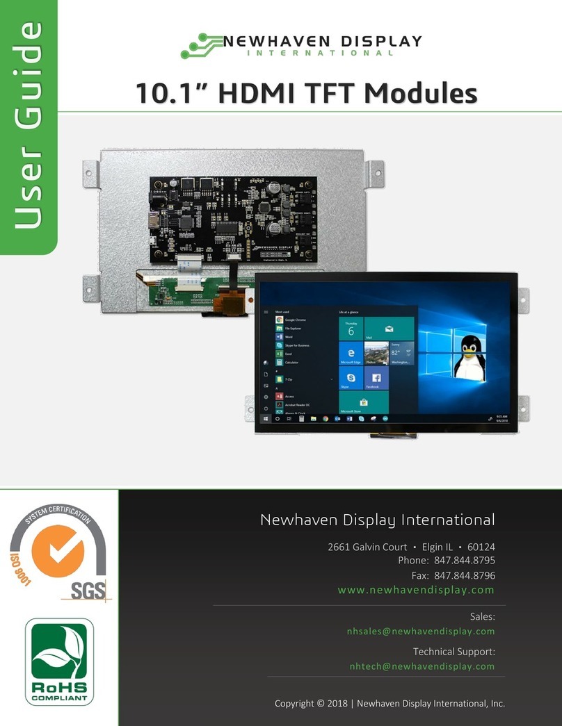 Newhaven Display International NHD-10.1-HDMI-A-RSXV User manual