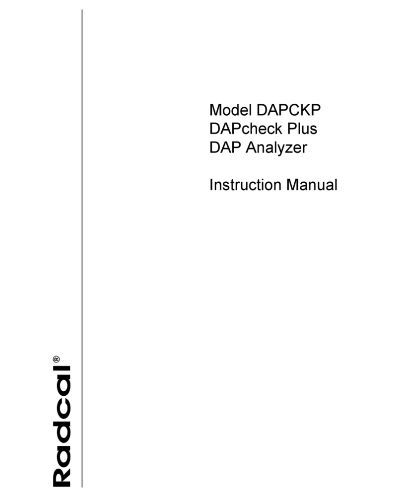 Radcal DAPCKP instruction manual