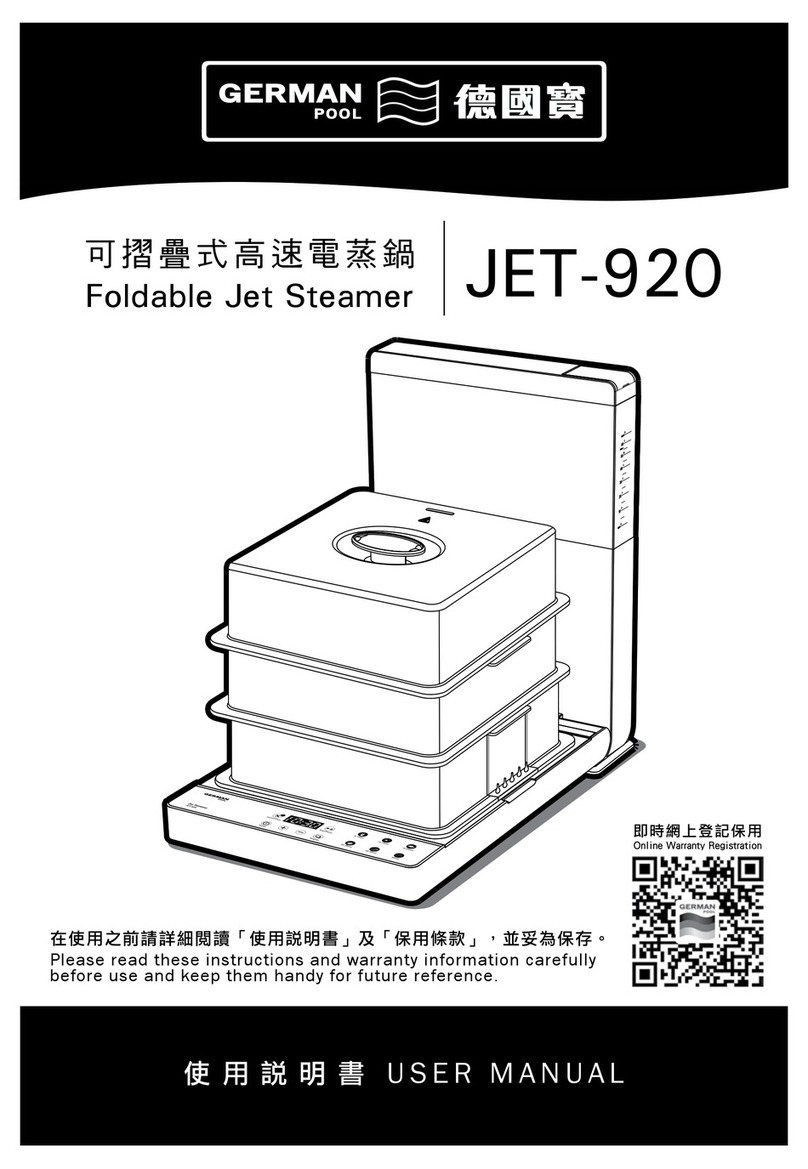 German pool JET-920 user manual