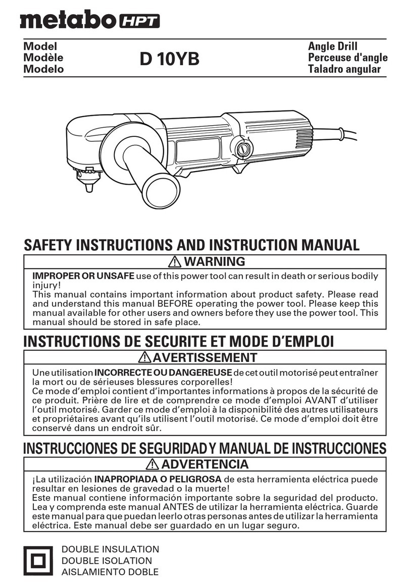 Metabo HPT D 10YB Troubleshooting guide