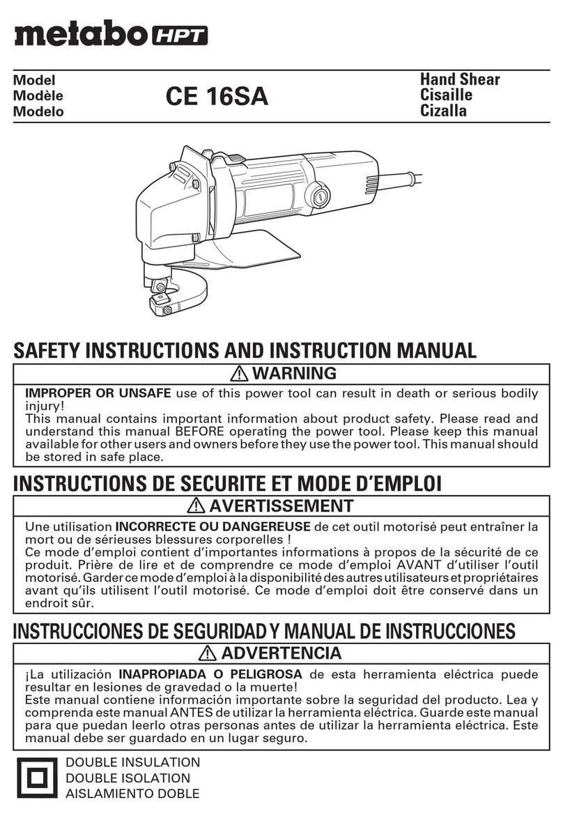 Metabo HPT CE 16SA Troubleshooting guide