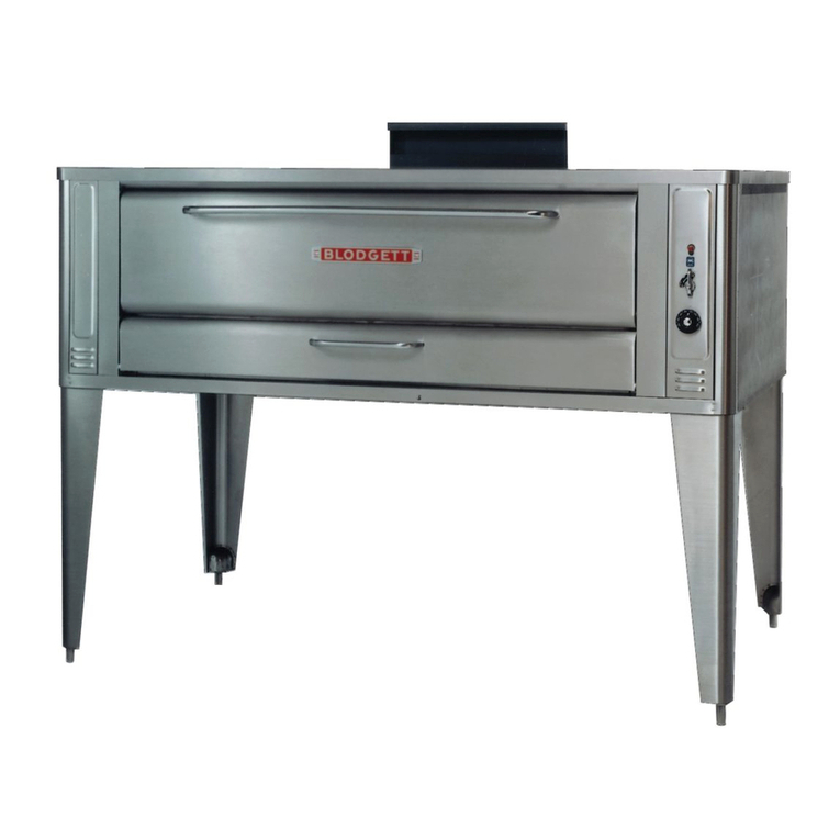Blodgett 900 SERIES User manual