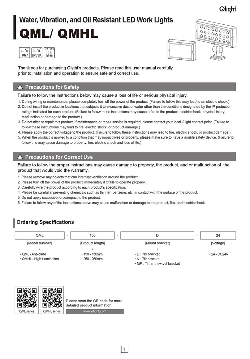 Qlight QML series user manual