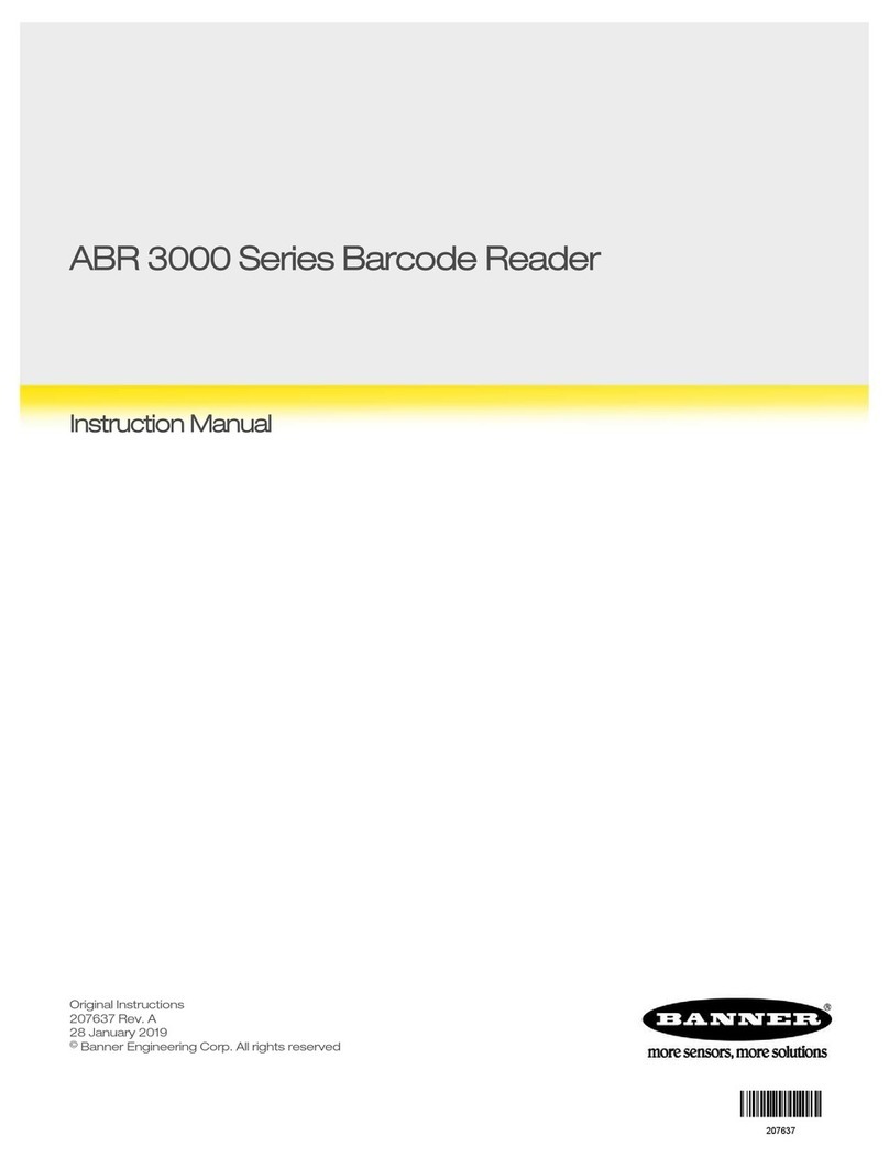 Banner ABR 3000 series instruction manual