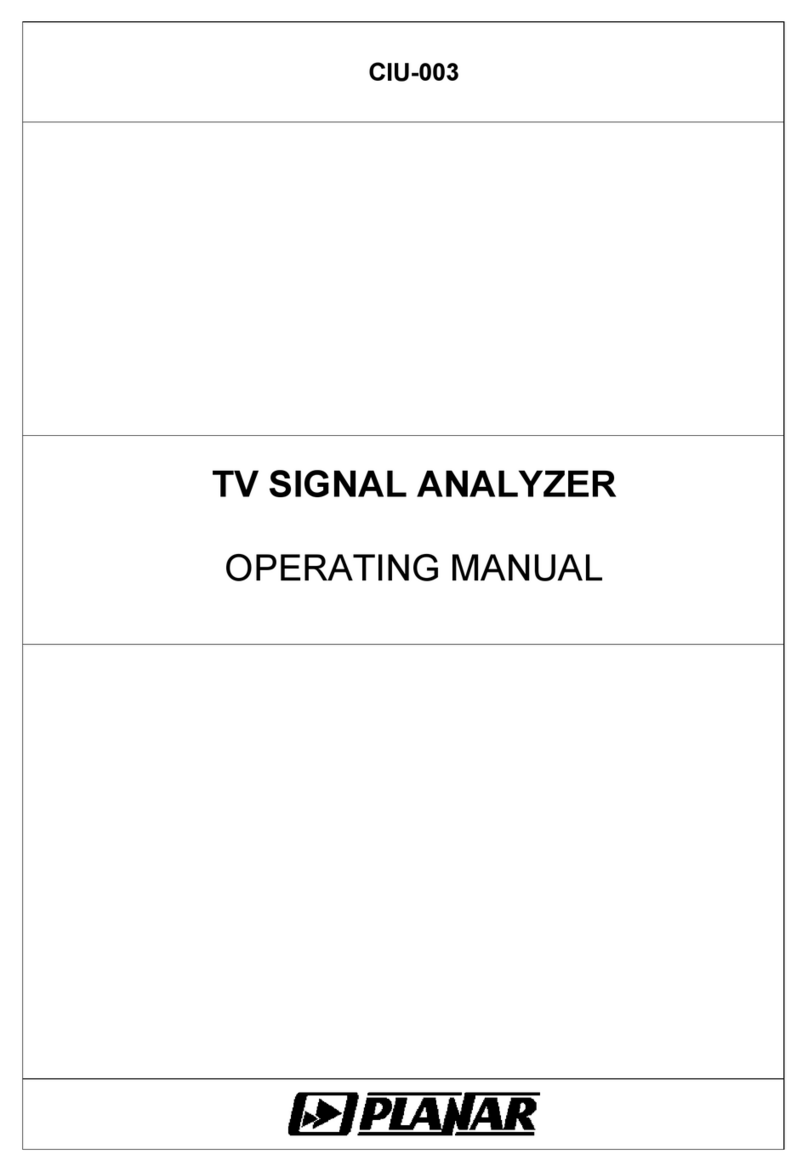 Planar CIU-003 User manual