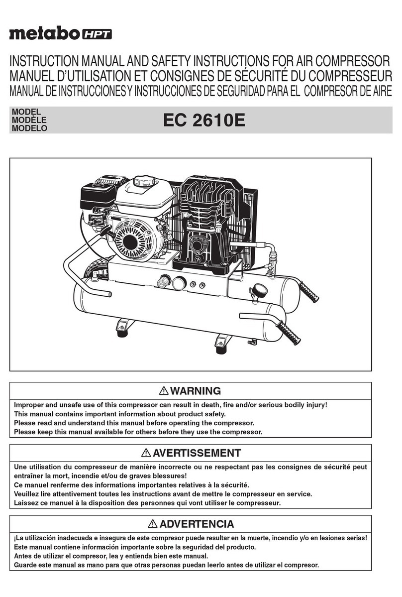 Metabo HPT EC 2610E Operator's manual