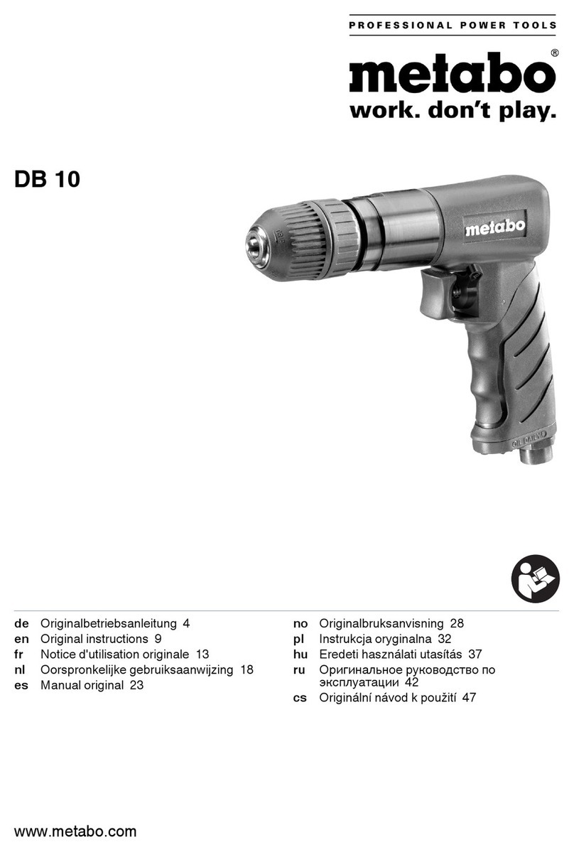 Metabo DB 10 User manual