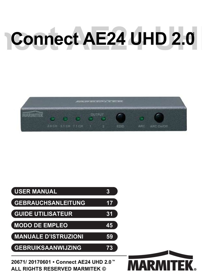 Marmitek Connect AE24 UHD 2.0 user manual