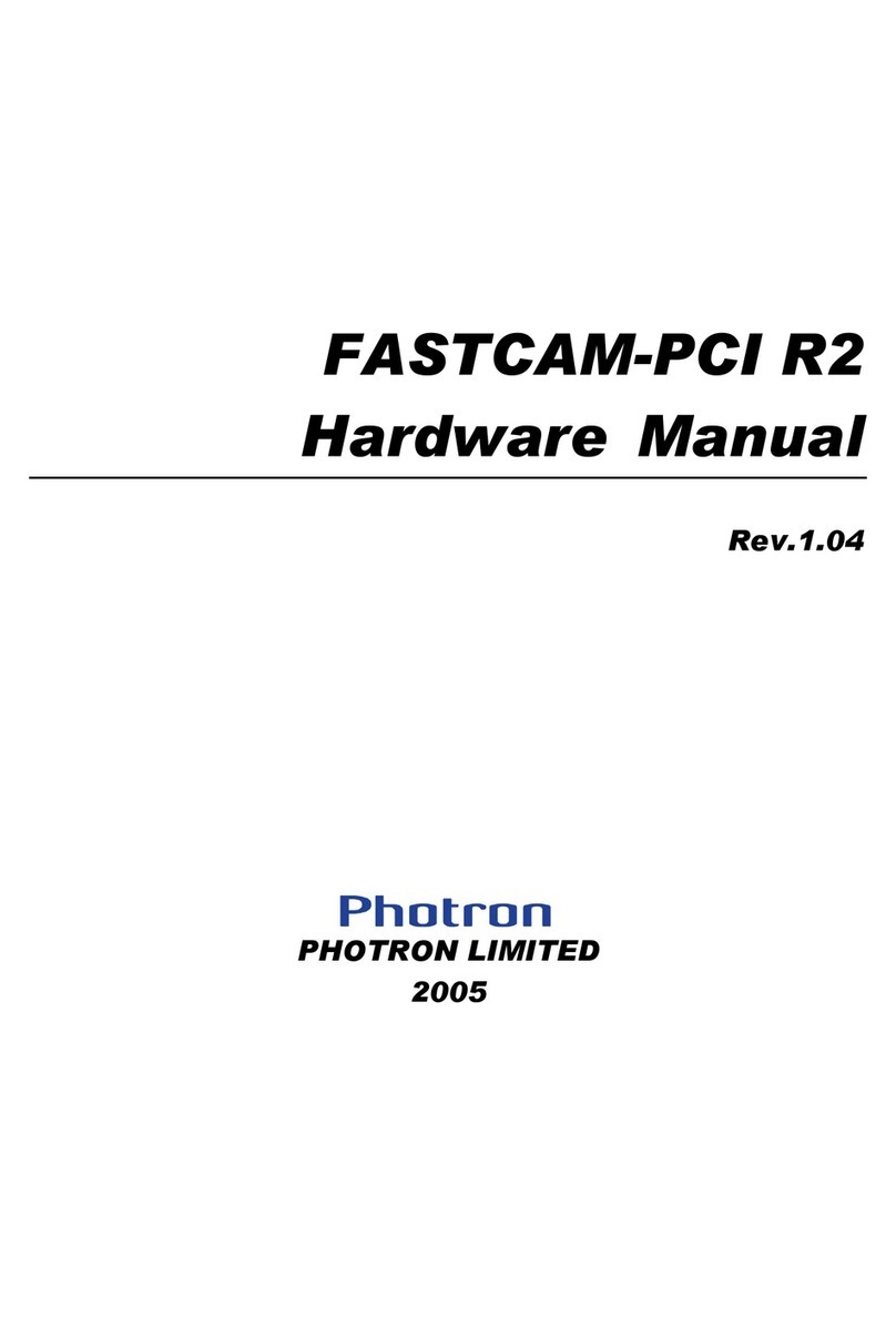 Photron FASTCAM-PCI R2 Hardware manual
