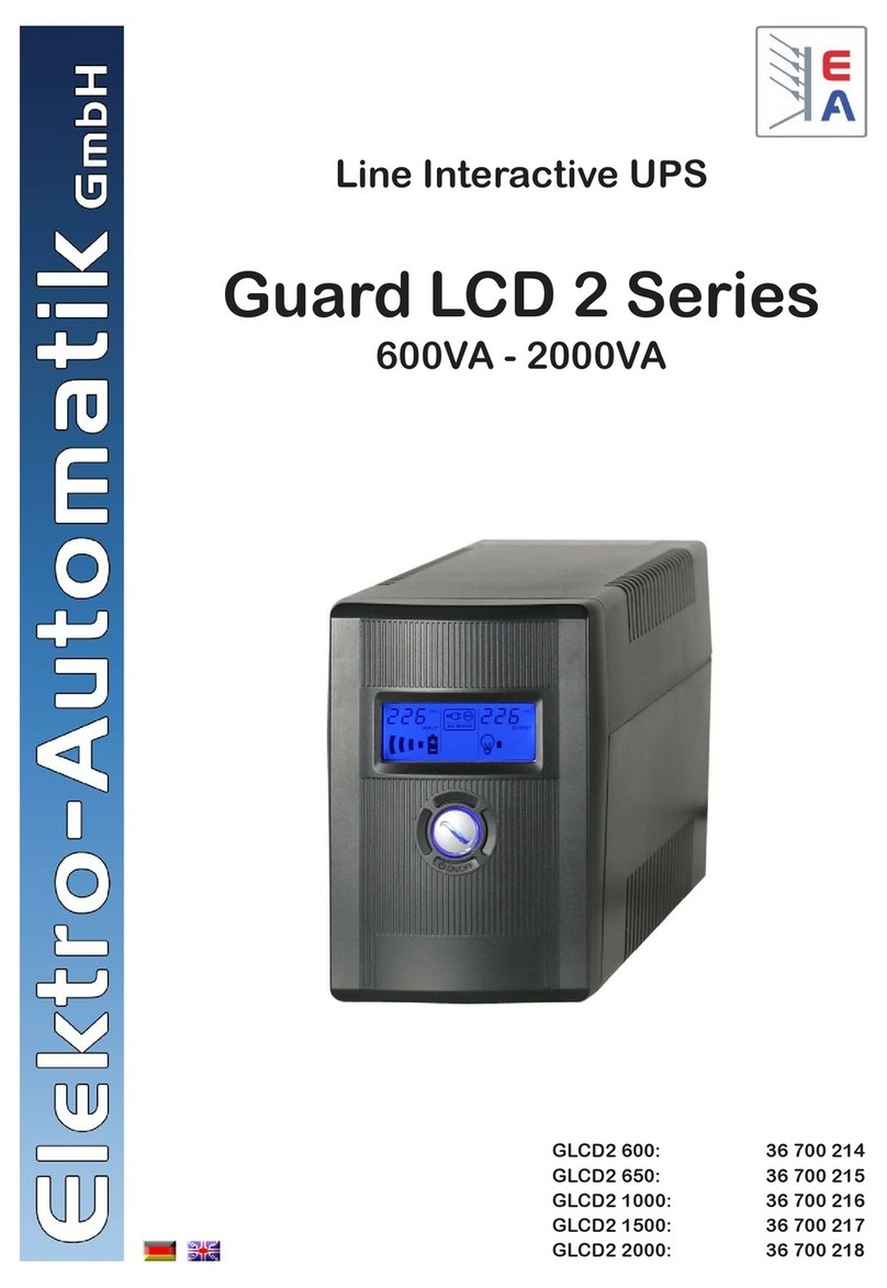 Elektro-Automatik Guard LCD 2 Series User instruction manual