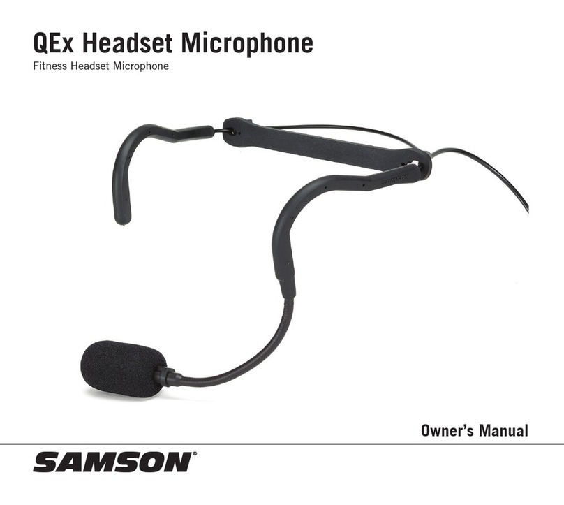 Samson QEx owner's manual
