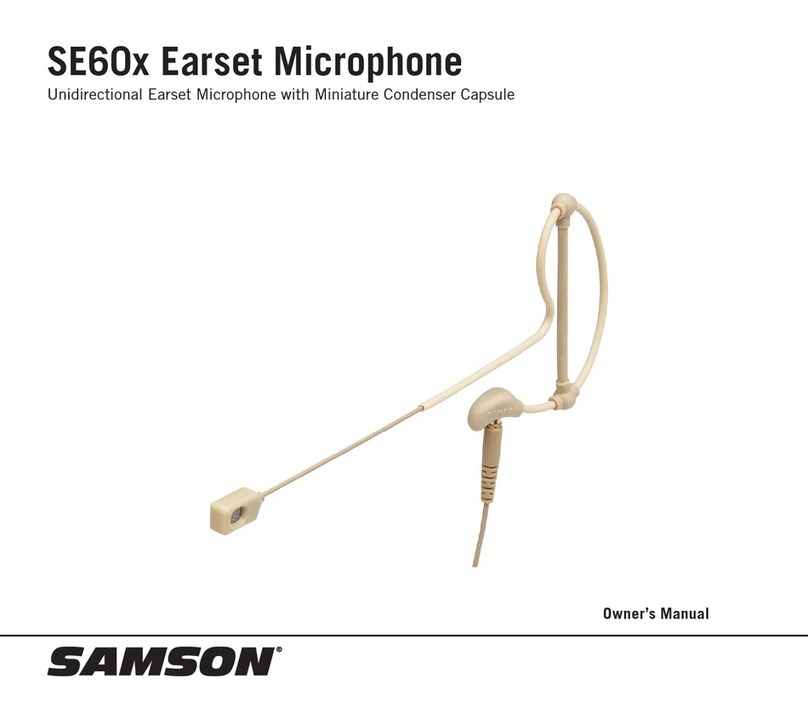 Samson SE60x User manual