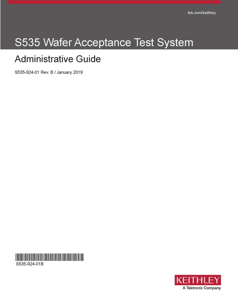 Keithley S535 User manual