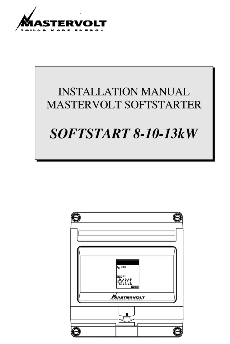 Mastervolt Softstart 8kW User manual